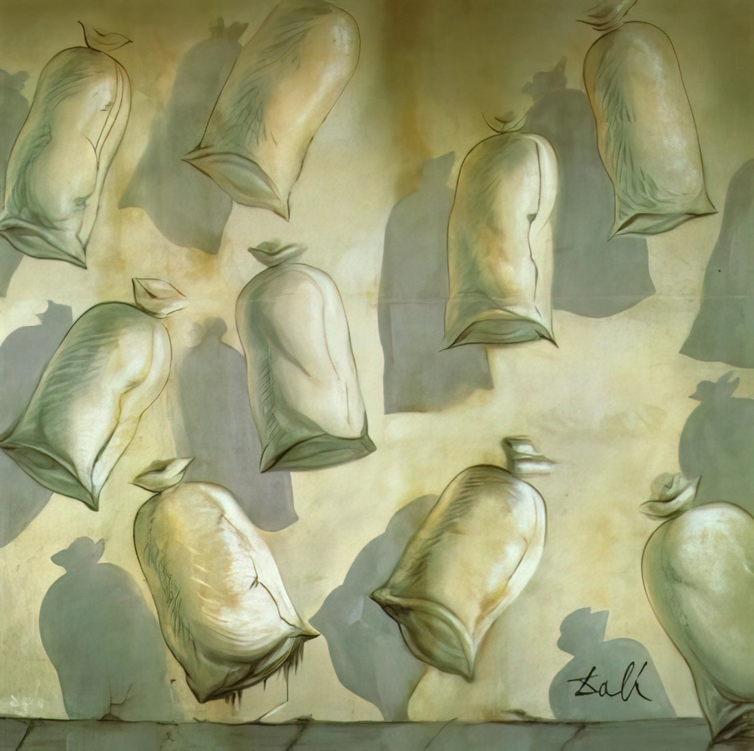 The Persistence of Memory Poster: A Guide to Salvador Dalí's Iconic Masterpiece - SET DESIGN FOR THE BALLET LOS SACOS DEL MOLINERO 2 by Salvador Dali