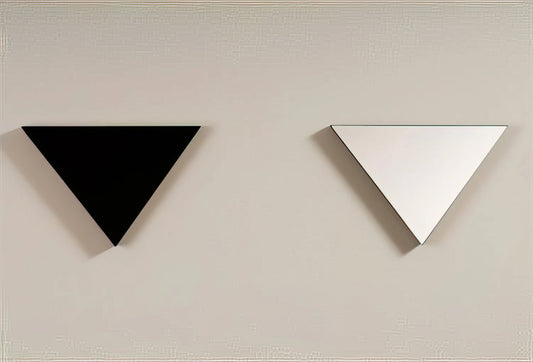 The Quiet Power of Abstraction: Selecting a Blinky Palermo Reproduction for Modern Collections - Mirror Object - 1973 by Blinky Palermo