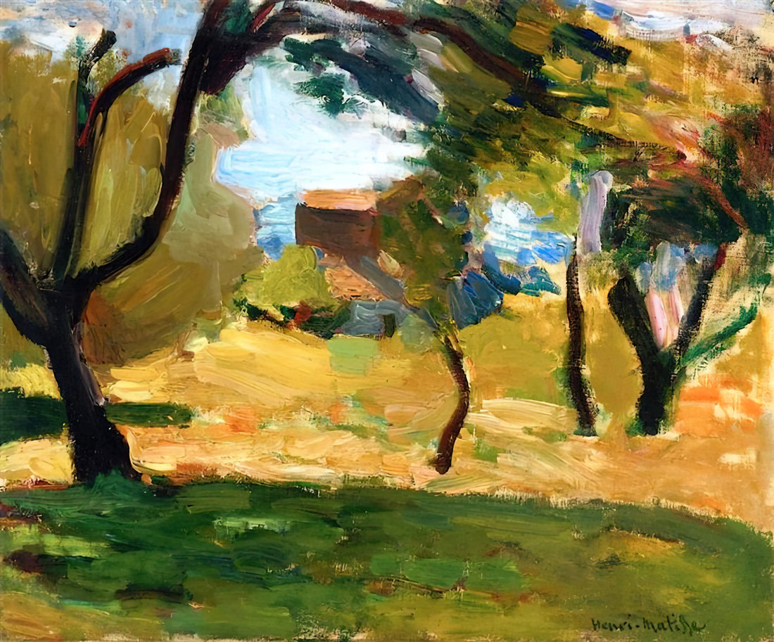 The Red Studio at MoMA: A Revolutionary Masterpiece by Henri Matisse - CORSICAN LANDSCAPE 1898 1 by Henri Matisse