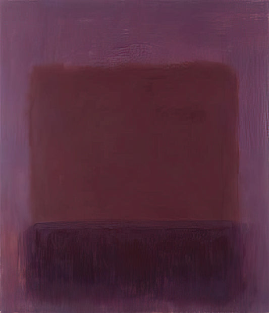 The Rothko Style: Understanding the Emotional Power of Color Field Painting - Purple Brown - 1957 by Mark Rothko