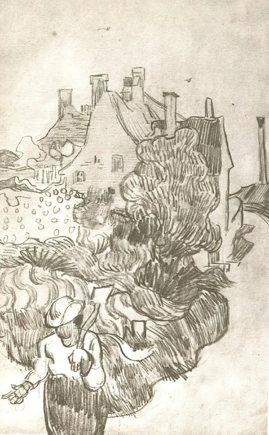 The Sower Painting: A Timeless Symbol of Labor, Hope, and Artistic Evolution - A House at Auvers by Vincent van Gogh