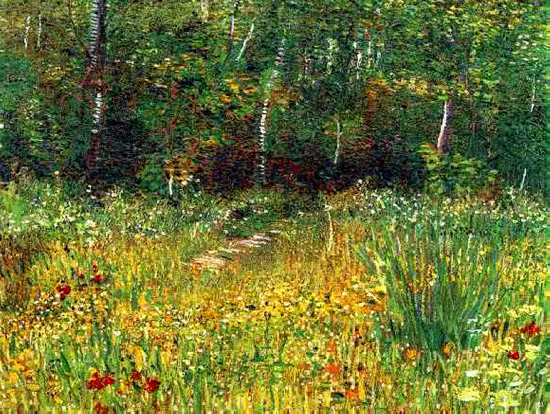 The Starry Night: A Deep Dive into Van Gogh's Real Painting and Its Enduring Legacy - Park at Asnieres in Spring by Vincent van Gogh
