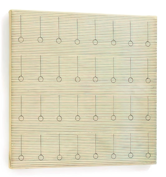 The Subtle Power of Agnes Martin Grid Paintings: A Meditative Abstraction - Drops by Agnes Martin