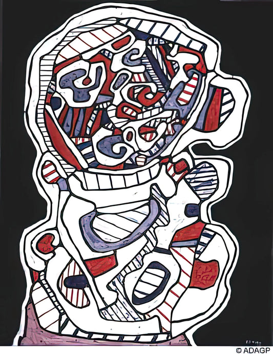 The Uncompromising Vision of Artist Jean Dubuffet: A Legacy of Art Brut - TEA VII by Jean Dubuffet