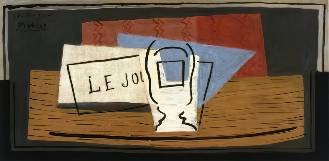 The Unseen Depths: Exploring Pablo Picasso's Watercolor Paintings - Still life - 1921 by Pablo Picasso