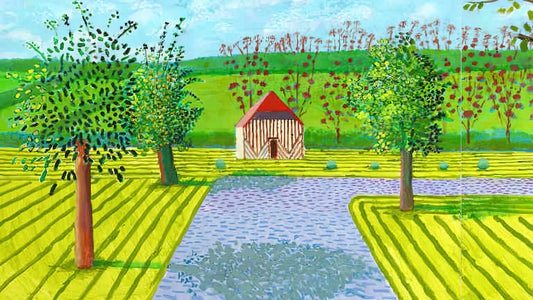 The Vibrancy of Nature: A Deep Dive into David Hockney Plant Paintings - David Hockney by David Hockney