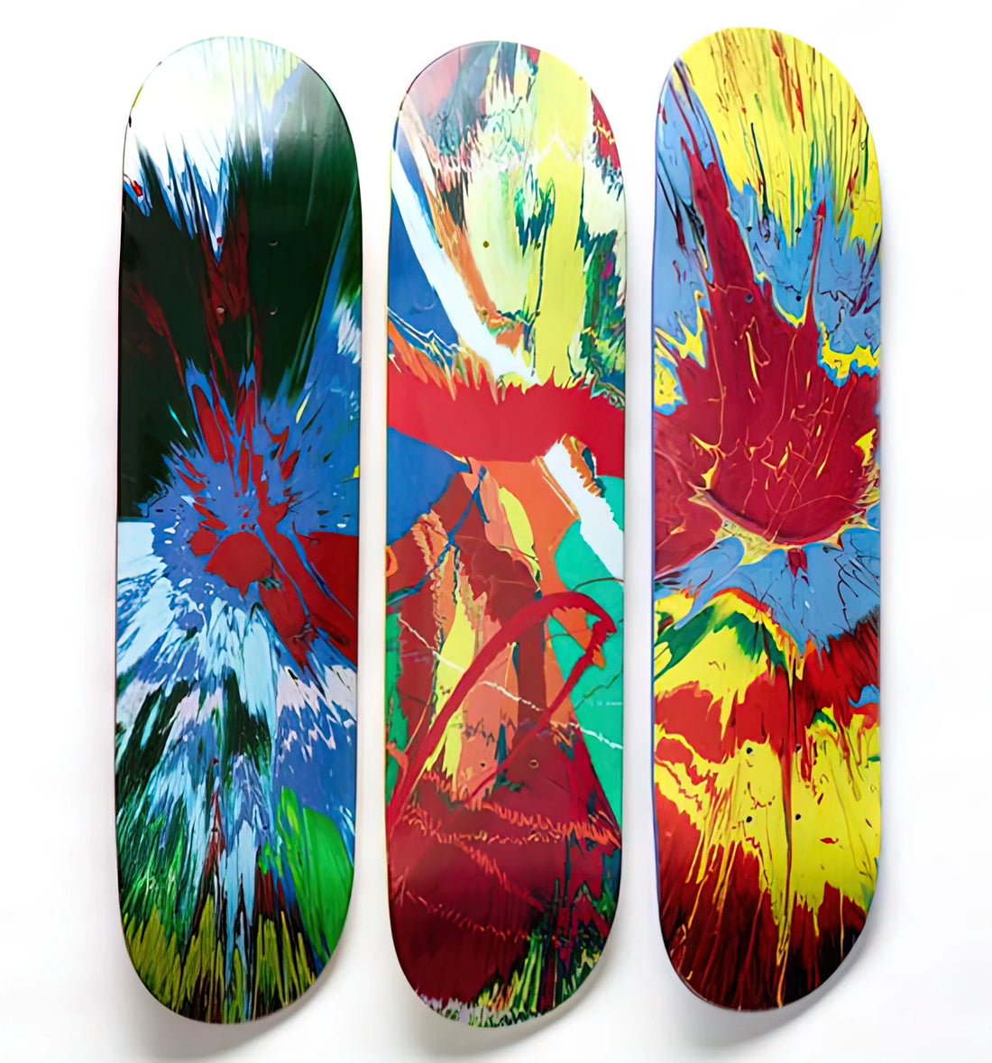 The Virtues of Damien Hirst: Art, Controversy, and Cultural Impact - SUPREME SKATE DECKS by Damien Hirst