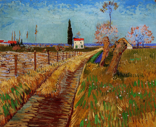 Theo and Vincent van Gogh: The Brotherly Bond That Shaped Art History - Path Through a Field with Willows by Vincent van Gogh