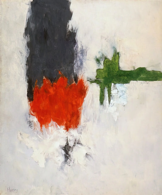 Theodoros Stamos Canvas: Exploring the Abstract Expressionist's Visionary Works - Sun Moon Chalice II - 1962 by Theodoros Stamos