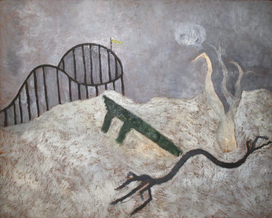 Theodoros Stamos: The Abstract Expressionist Pioneer of Color Field Painting - Coney Island - 1945 by Theodoros Stamos