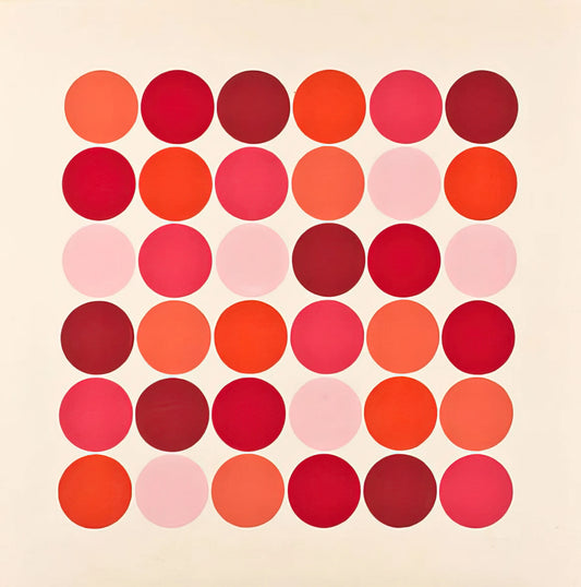 Thomas Downing Reproduction: A Guide to Acquiring Museum-Quality Dot Paintings - Red - 1966 by Thomas Downing