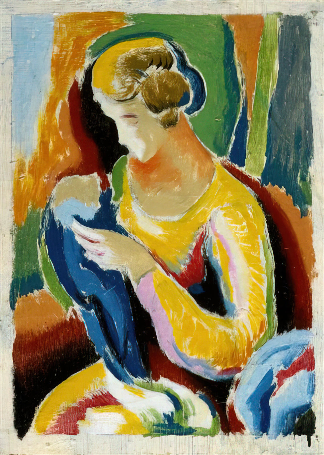 Thomas Hart Benton Lithographs: A Collector's Guide to the American Regionalist Master - WOMAN 1920 by Thomas Hart Benton