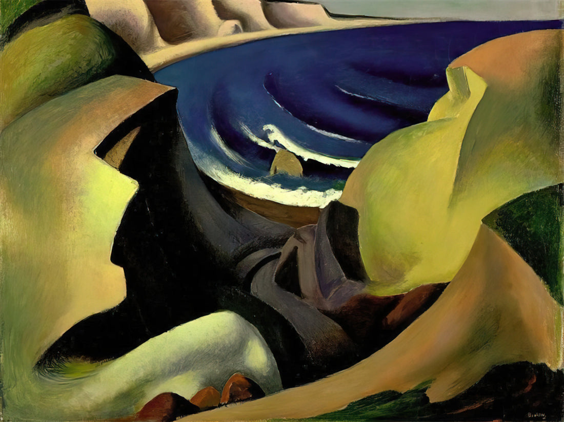 Thomas Hart Benton Prints: The American Regionalist's Legacy in Art - THE CLIFFS 1921 by Thomas Hart Benton