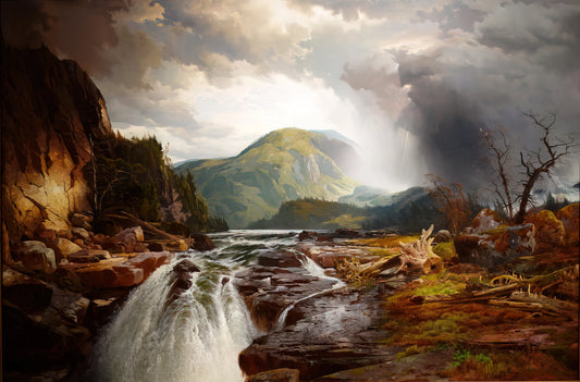 Thomas Moran Art: The Luminous Legacy of America's Premier Landscape Painter - The Wilds of Lake Superior by Thomas Moran
