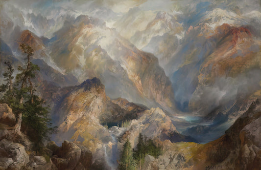 Thomas Moran Signature: A Collector's Guide to Authenticity and Value - Morning in the Sierras by Thomas Moran