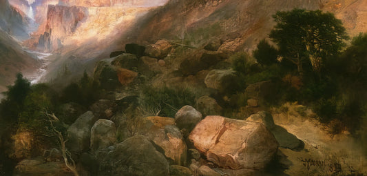 Thomas Moran: The American Artist Who Painted the West into Existence - Golden Gate Yellowstone National Park by Thomas Moran
