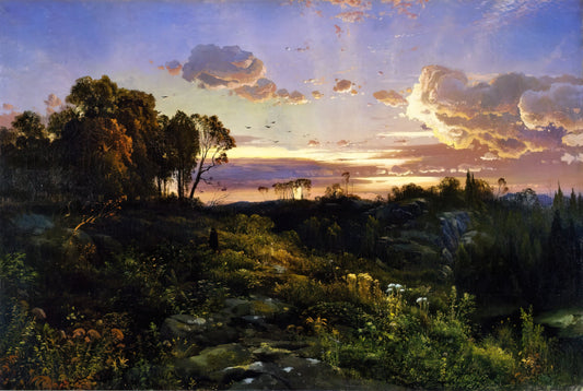 Thomas Moran's Venice: An American Luminist's Venetian Vision - Dusk Wings by Thomas Moran