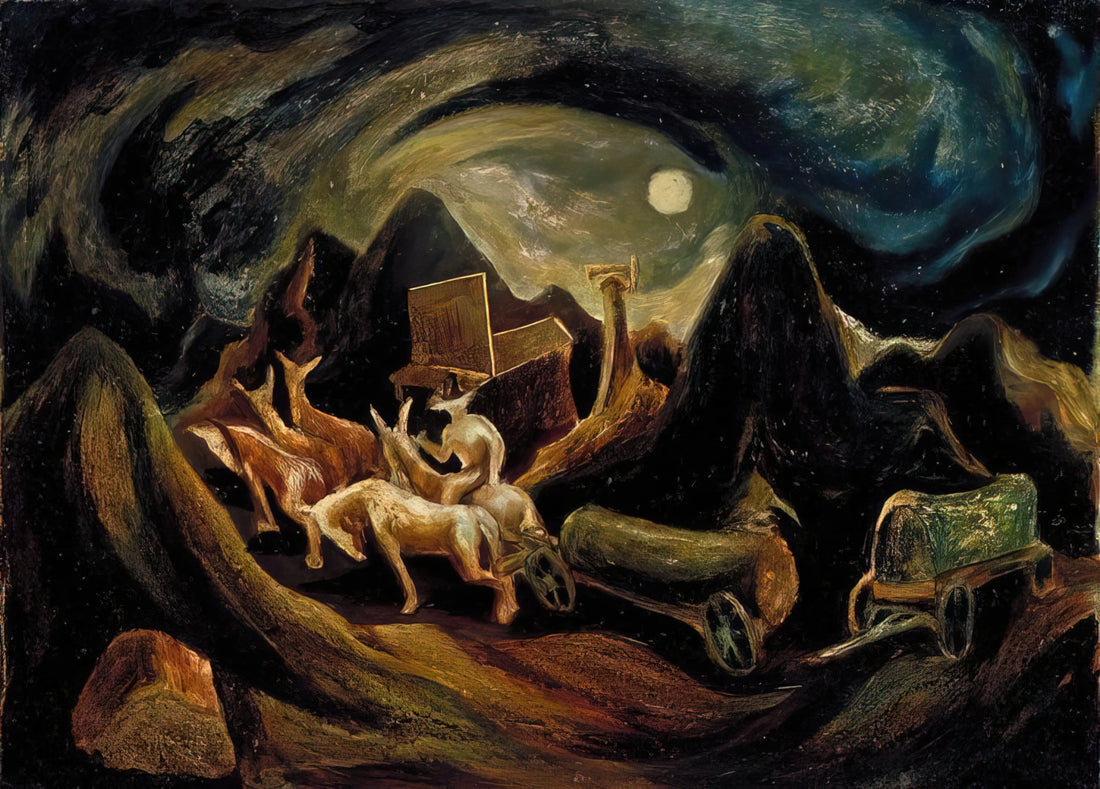 Understanding Jackson Pollock: The Revolutionary Force Behind Abstract Expressionism - GOING WEST 1935 1 by Jackson Pollock