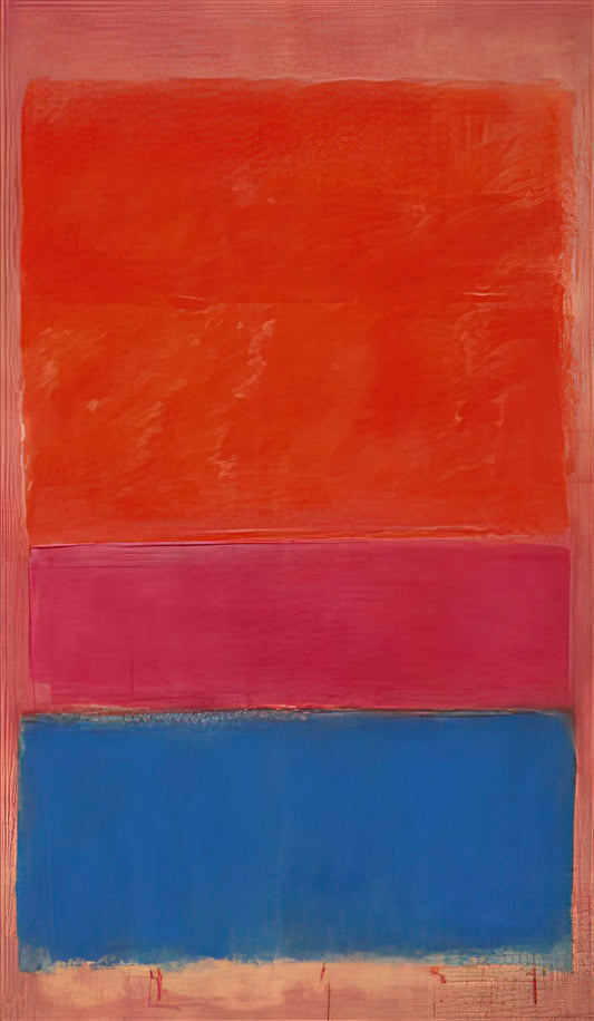 Understanding Rothko: A Guide to the Artist's Color Field Masterpieces - No. 1 Royal Red and Blue - 1954 by Mark Rothko