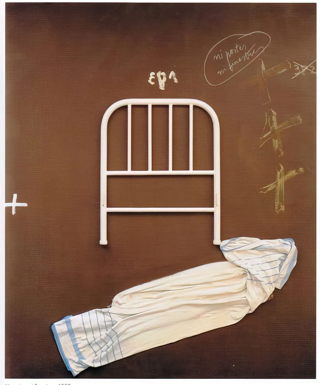 Unearthing the Materiality: A Deep Dive into Antoni Tàpies Sculpture - NO DOORS OR WINDOWS 1993 by Antoni Tapies