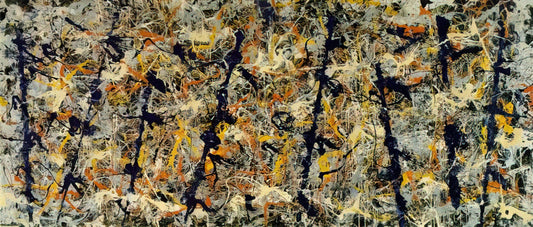 Unpacking the Abstract Power of Jackson Pollock No 6: An Artistic Exploration - BLUE POLES NUMBER 11 1952 1 by Jackson Pollock