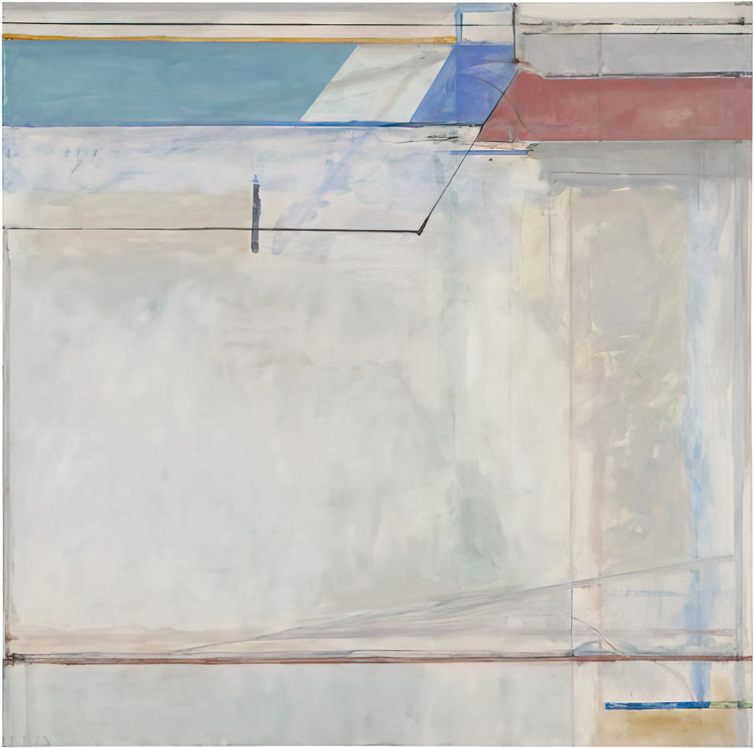 Unpacking the Luminous Geometry of Diebenkorn Ocean Park 79 - Ocean Park #63 by Richard Diebenkorn