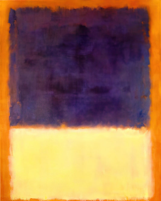 Untitled 1968 by Mark Rothko: A Final Masterpiece of Color and Emotion - Red, Orange, Tan and Purple - 1954 by Mark Rothko