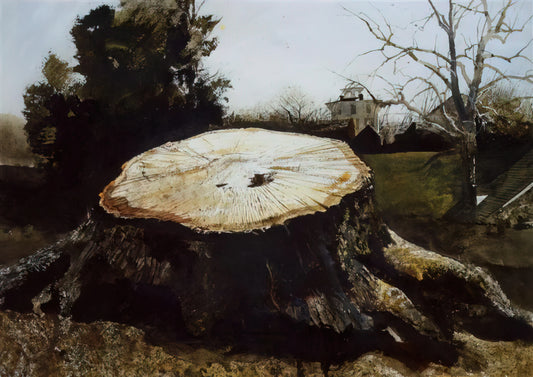 Unveiling the 'Wyeth World': A Journey into American Realism and Introspection - THE BIG OAK by Andrew Wyeth