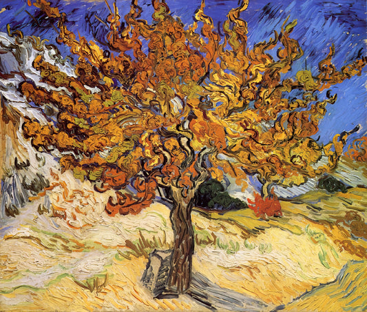 Utagawa Hiroshige & Vincent van Gogh: The Japanese Woodblock Master Who Transformed Western Art - Mulberry Tree by Vincent van Gogh