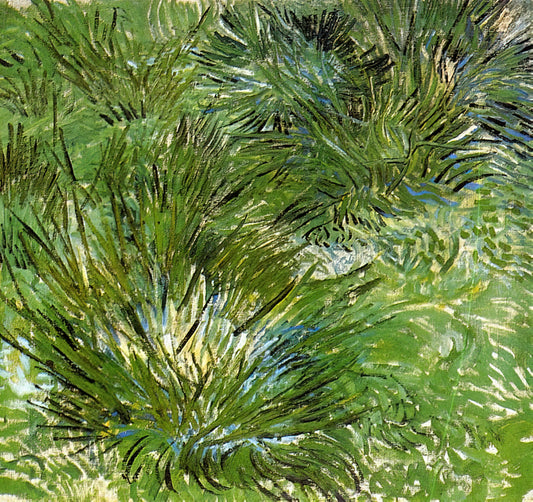 Van Gogh Japanese Collection: How Ukiyo-e Transformed a Master's Vision - Clumps of Grass by Vincent van Gogh