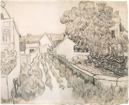 Van Gogh Museum Prints: How to Own Authentic Replicas of Iconic Masterpieces - Village Street by Vincent van Gogh
