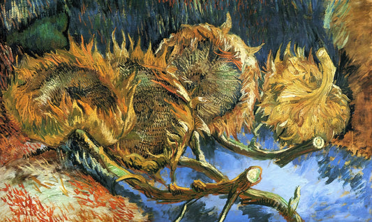 Van Gogh Posters Framed: Curating Museum-Quality Prints for Your Collection - Still Life with Four Sunflowers by Vincent van Gogh