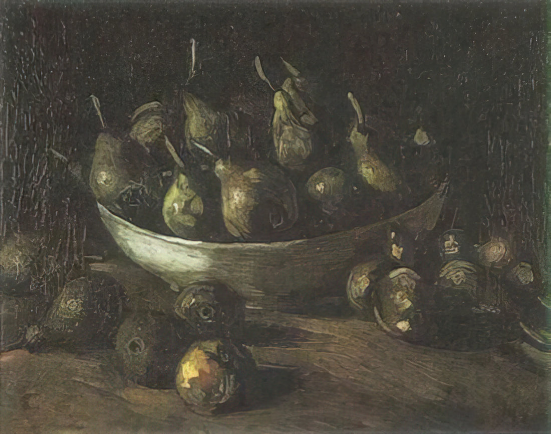 Van Gogh at the Museum of Modern Art: A Journey Through Modernist Vision - Still life with an Earthern bowl and pears by Vincent van Gogh