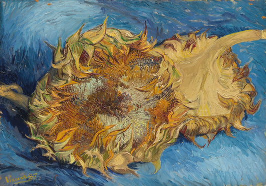 Van Gogh's Greatest Works: A Curator's Guide to His Most Iconic Masterpieces - Still Life with Two Sunflowers by Vincent van Gogh