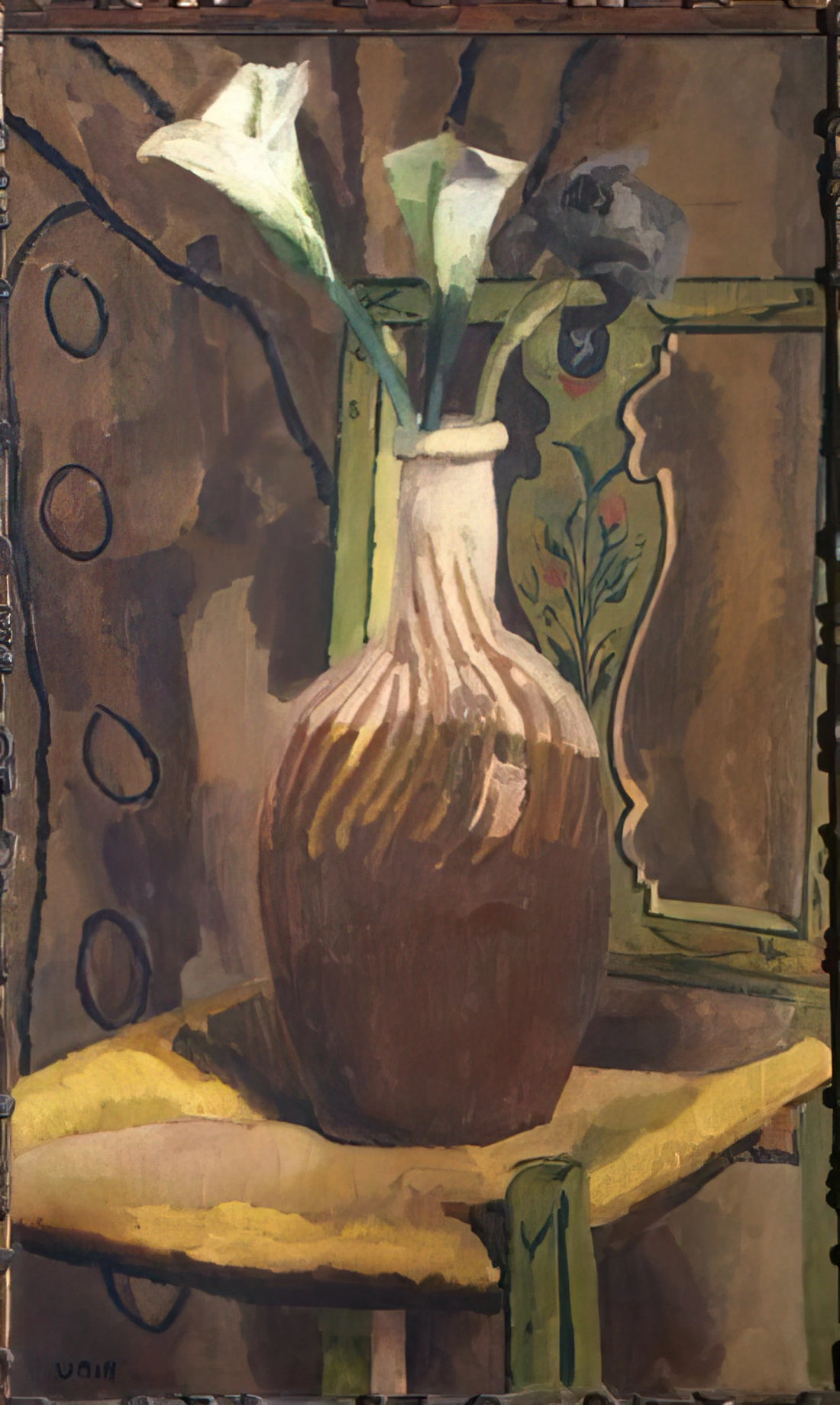 Vanessa Bell Art Prints: A Guide to the Bloomsbury Artist's Modernist Vision - ARUM LILIES 1919 by Vanessa Bell