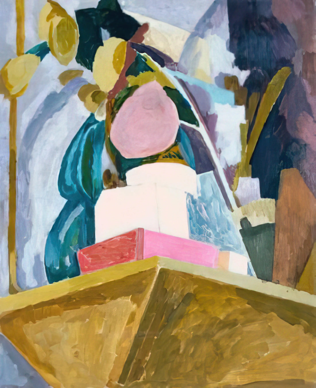 Vanessa Bell: The Visionary Painter of Bloomsbury and Modern British Art - STILL LIFE ON CORNER OF A MANTELPIECE 1914 by Vanessa Bell