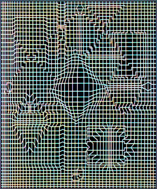 Victor Vasarely Art: The Visionary Pioneer of Op Art and Geometric Abstraction - Biadan - 1959 by Victor Vasarely