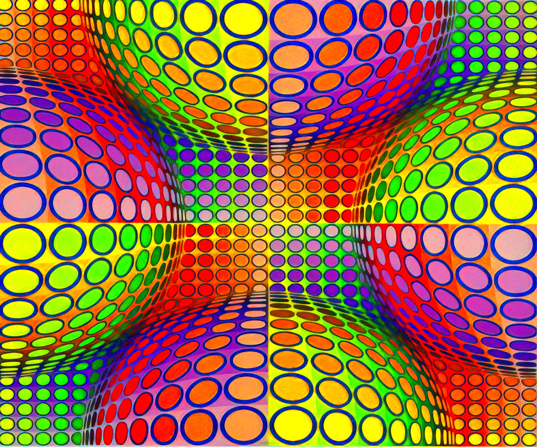 Victor Vasarely Famous Artwork: The Optical Masterpieces That Defined Op Art - Vega-Lep - 1970 by Victor Vasarely
