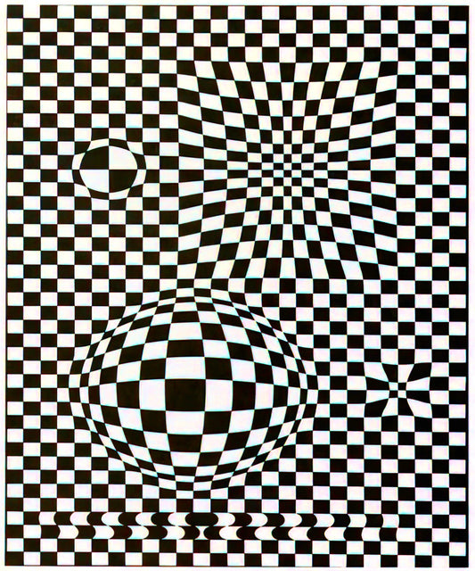 Victor Vasarely Silkscreen: The Op Art Master's Definitive Print Medium - Vega - 1957 by Victor Vasarely