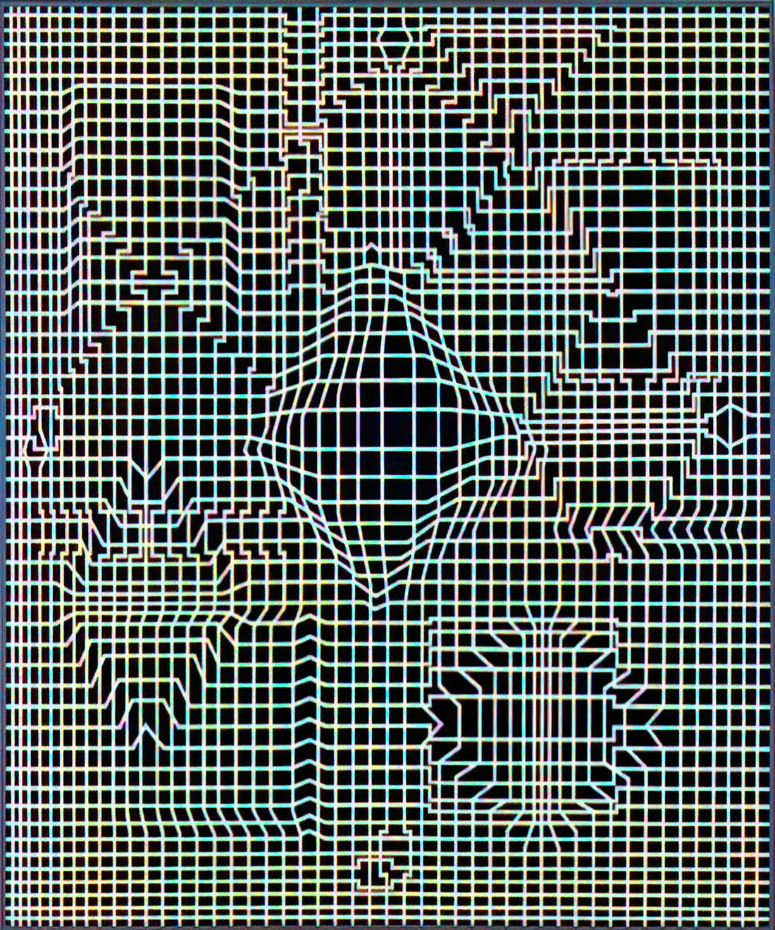 Victor Vasarely: El Maestro de la Ilusión Óptica y Padre del Op Art - Biadan - 1959 by Victor Vasarely