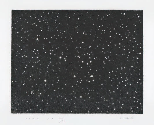 Vija Celmins: The Artist Who Redefined Photorealism and Cosmic Stillness - MOUNT HOLYOKE 1987 by Vija Celmins