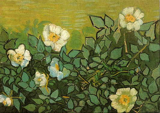 Vincent van Gogh Almond Blossom Print: A Symbol of Hope and Renewal in Art - Wild Roses by Vincent van Gogh