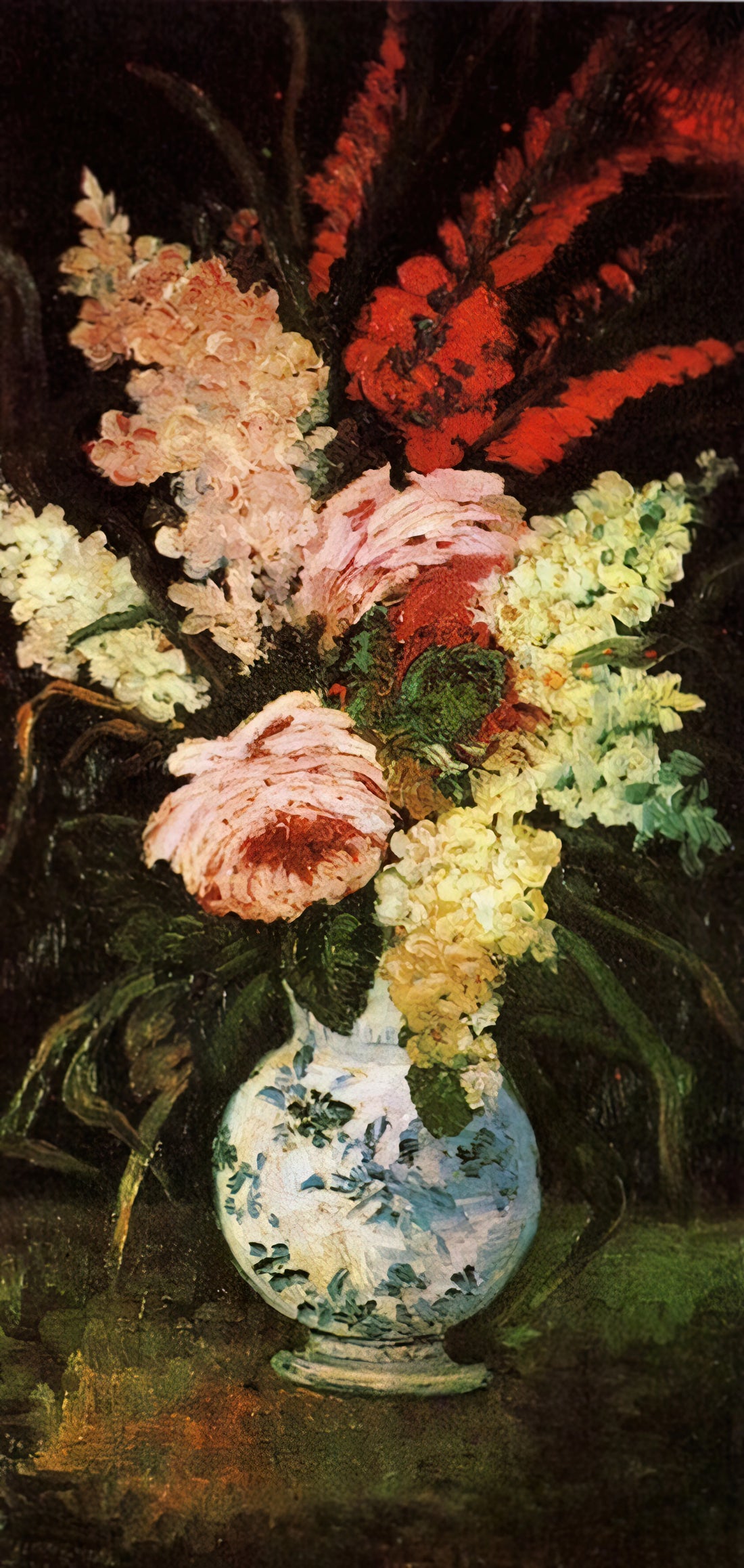 Vincent van Gogh Poster: A Collector's Guide to Iconic Art Prints - Vase with Gladioli and Lilac by Vincent van Gogh