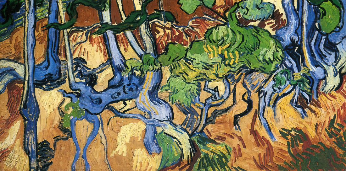 Vincent van Gogh Sunflowers Painting: A Masterpiece of Color and Symbolism - Tree roots by Vincent van Gogh