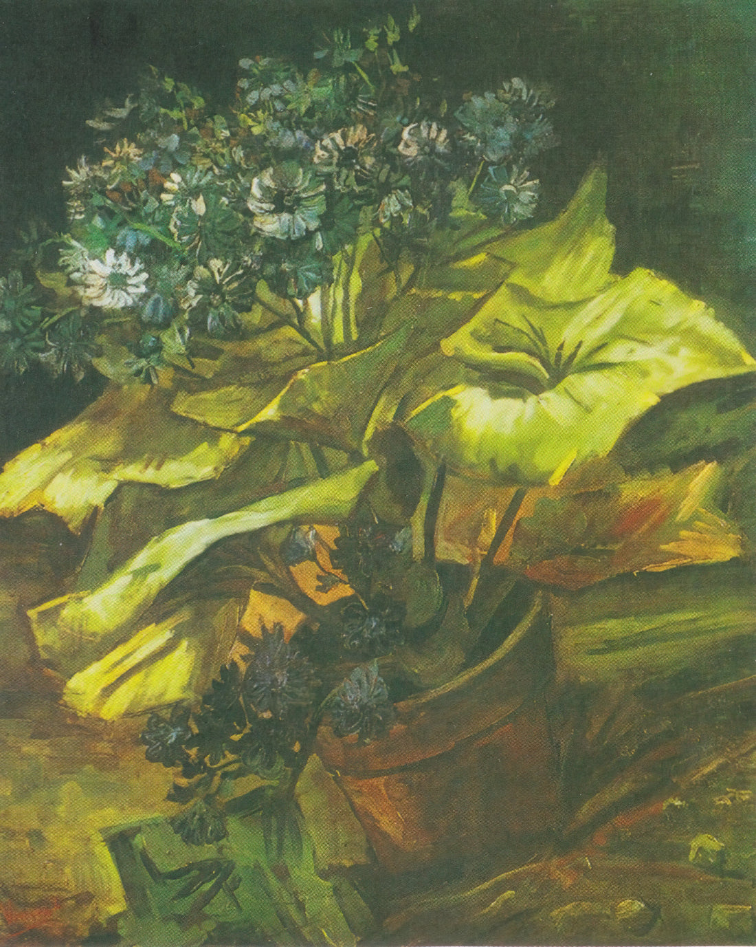 Vincent van Gogh: The Tormented Genius Who Transformed Modern Art - Flower Pot with Asters by Vincent van Gogh