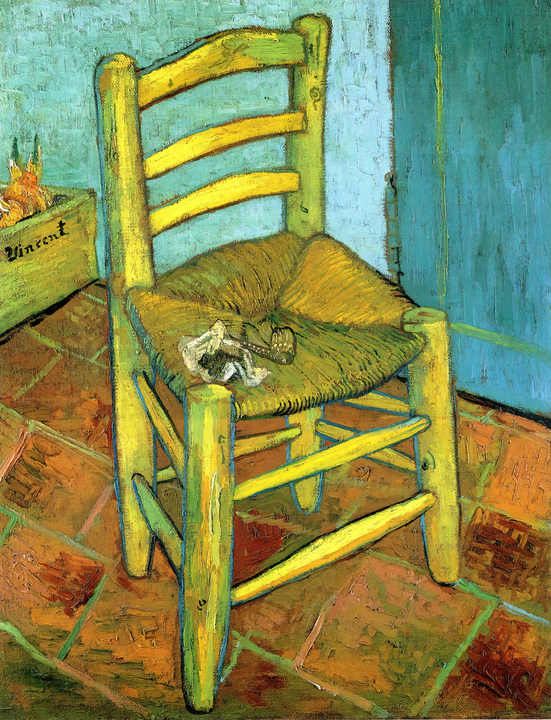 Vincent van Gogh: The Tormented Genius Who Transformed Modern Art - Van Gogh's Chair by Vincent van Gogh