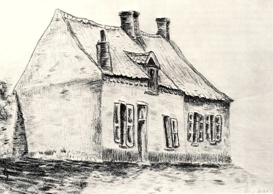 Vincent van Gogh's Starry Night Print: A Timeless Masterpiece for Your Home - A house Magros by Vincent van Gogh