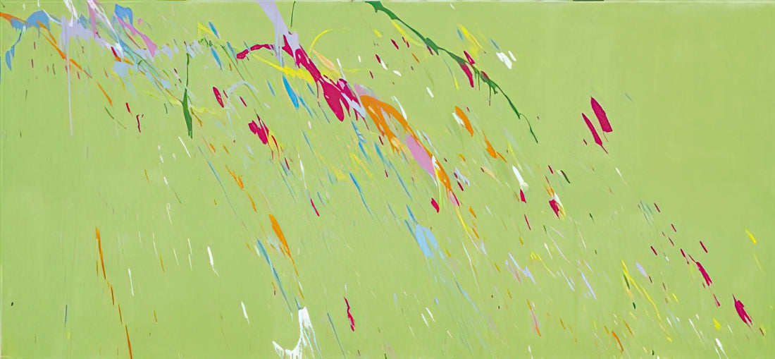 Walasse Ting Prints: A Collector's Guide to the Vibrant World of a Modern Master - Raindrops Keep Falling on My Head - 1973 by Walasse Ting