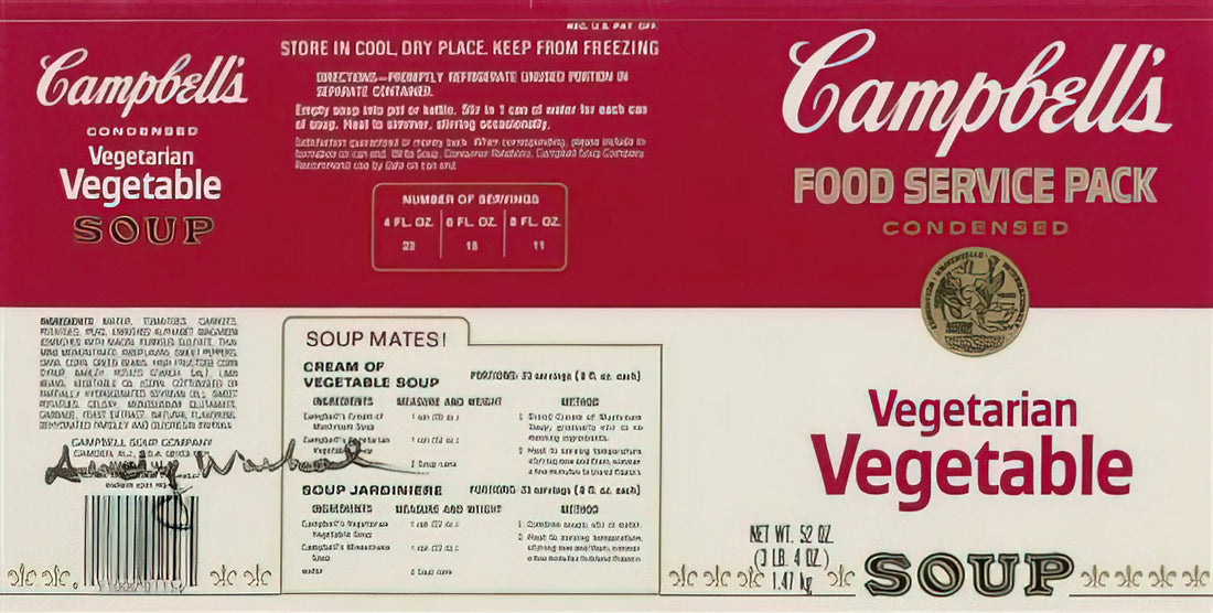 Warhol Sitting Bull: Pop Art's Unexpected Encounter with Indigenous Iconography - Campbell Soup Company by Andy Warhol