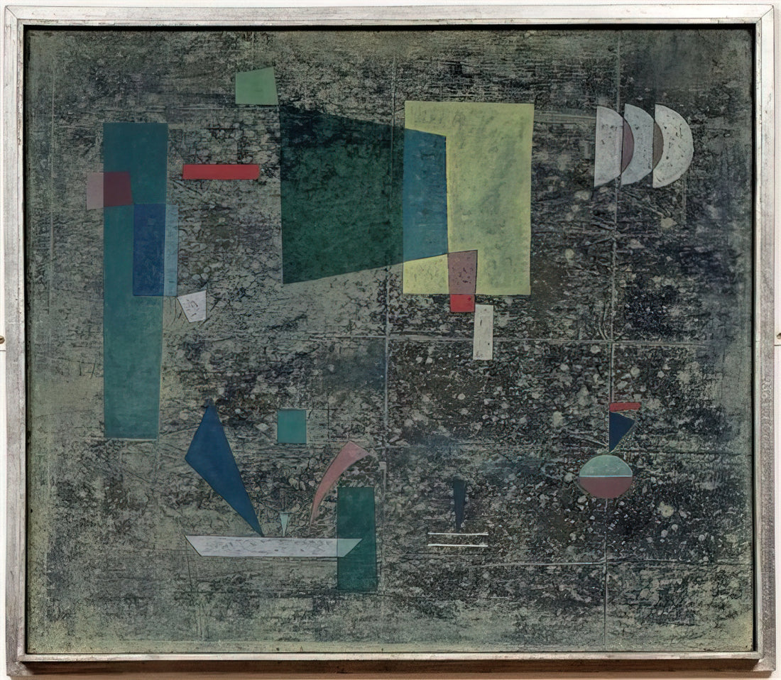 Wassily Kandinsky Canvas Prints: A Collector's Guide to Abstract Expressionism - CIRCULATION SLOWED 1931 by Wassily Kandinsky